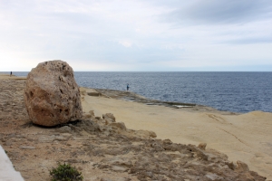 Paysage lunaire des salines