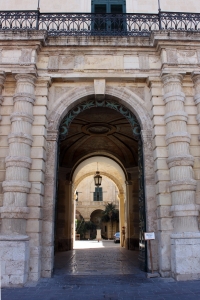 Entrée du Palais des Grands Maîtres de l'ordre de Malte