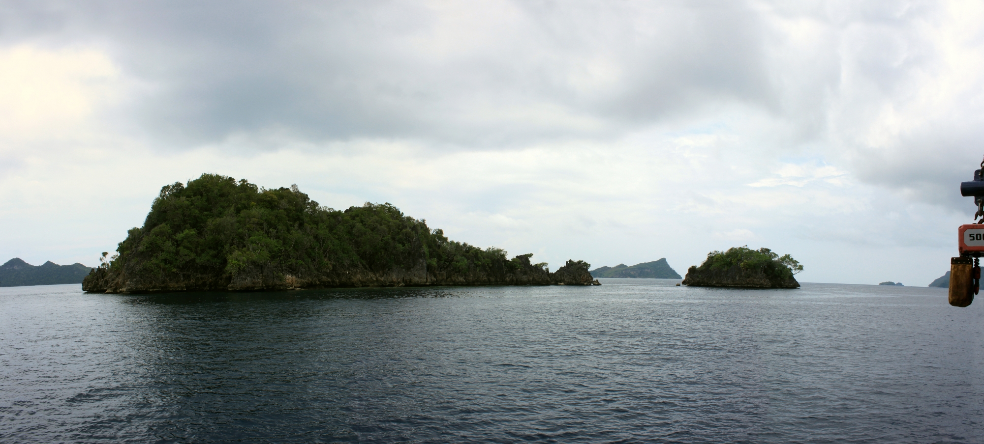 Mercredi, Paysage des Îles de Fabiacet