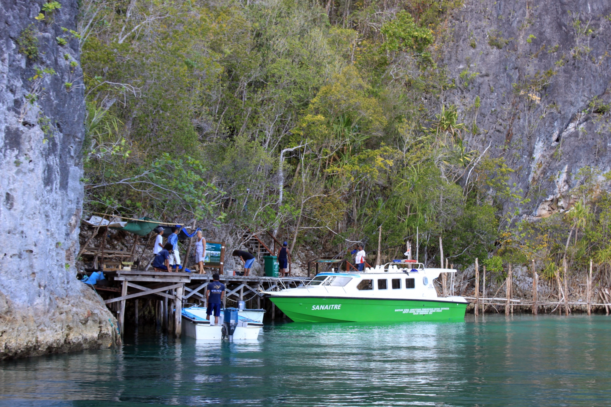 Site panoramique du lagon de Fam