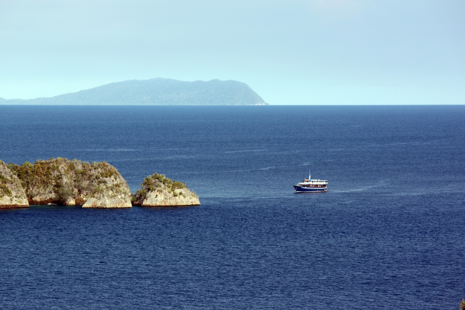 Site panoramique du lagon de Fam