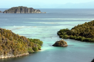 Site panoramique du lagon de Fam