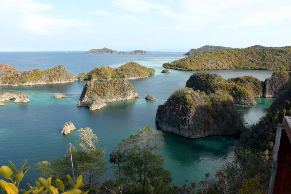 Site panoramique du lagon de Fam