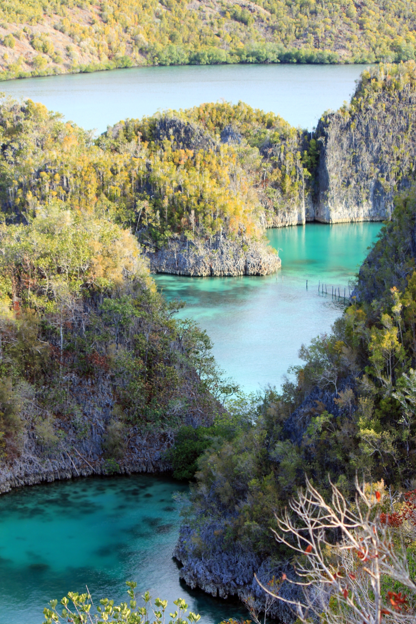 Site panoramique du lagon de Fam