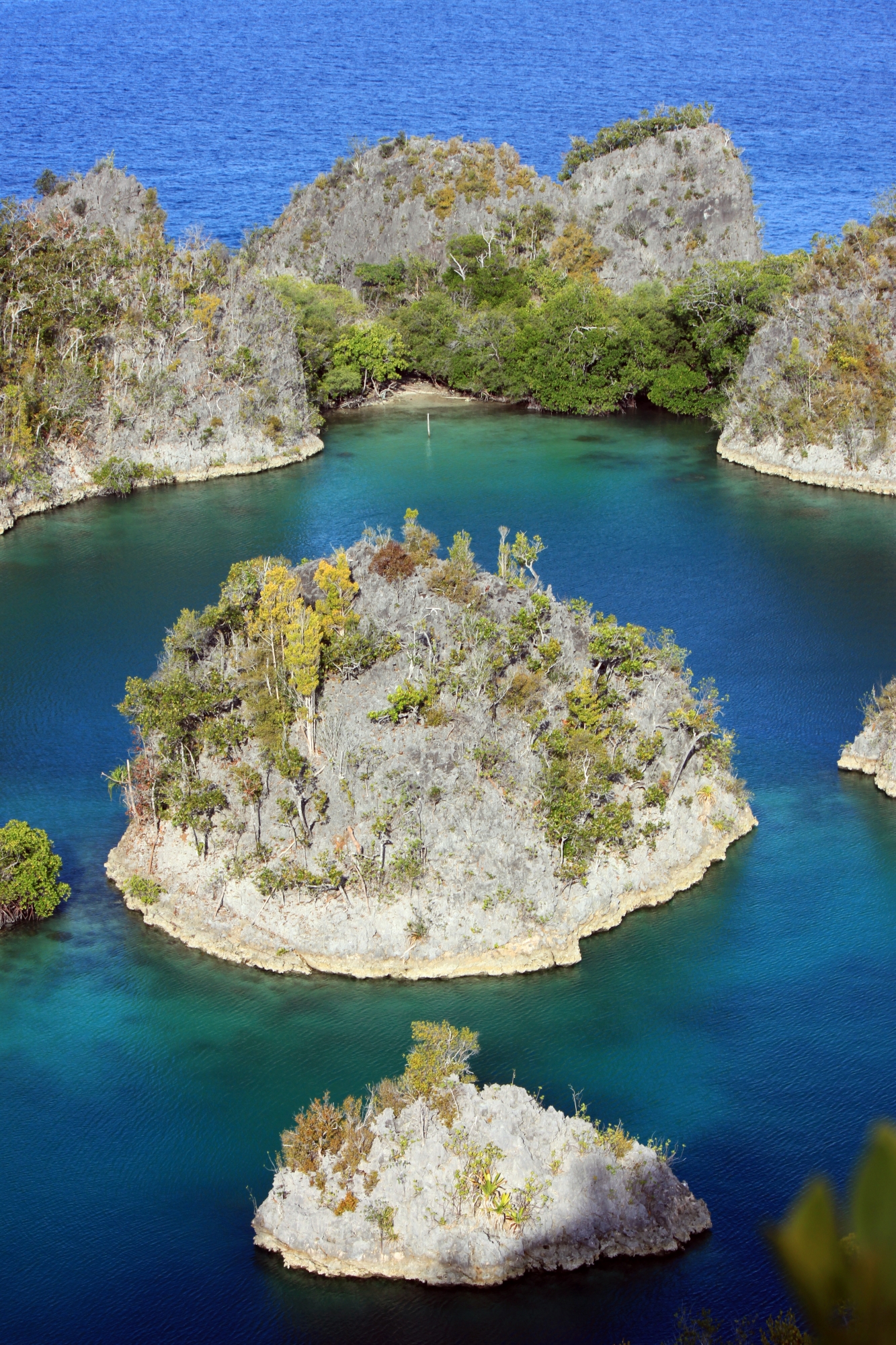 Site panoramique du lagon de Fam