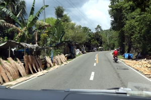 Bord de route typique de l'île de Cebu