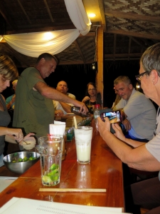 Apéritif à l'hôtel "Isla Hayahai Beach Resort"