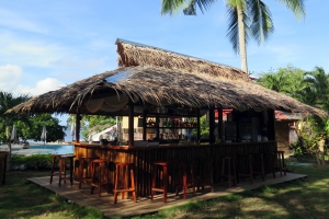 Côté bar proche de la piscine