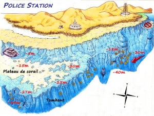 Site d'Hurghada, spot "Police Station"