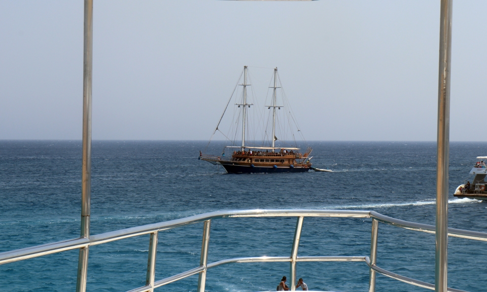 Bateau à la journée venant d'Hurghada