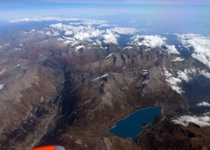 + Vol au dessus des Alpes