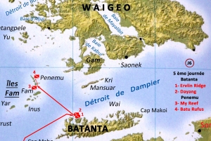 Dimanche, premières plongées au centre de Raja Ampat