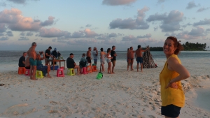 Apéritif sur une île