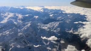 Vol au-dessus des Alpes