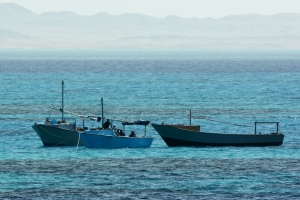 Pècheurs à la pointe de Ras Mohammed