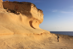 Paysage crée par l'érosion