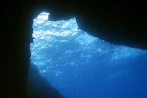 Sortie de la grotte