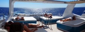 Espace détente, sieste et bronzage de rigueur