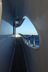 Coursive menant à notre cabine