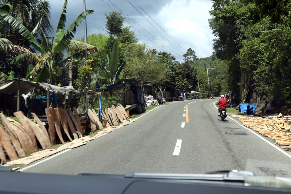 Bord de route typique de l'île de Cebu
